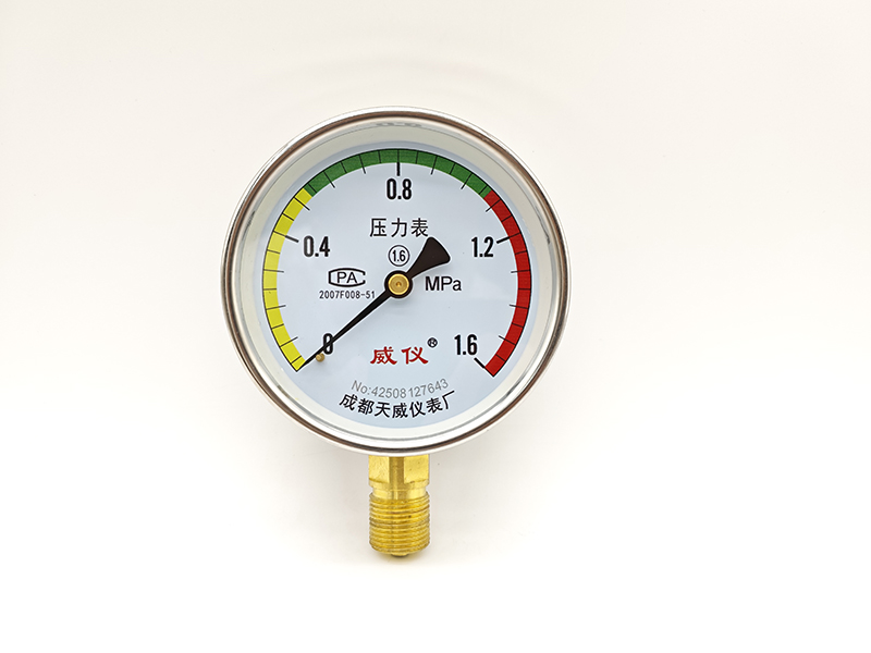 不锈钢外壳压力表 Y-100B.jpg